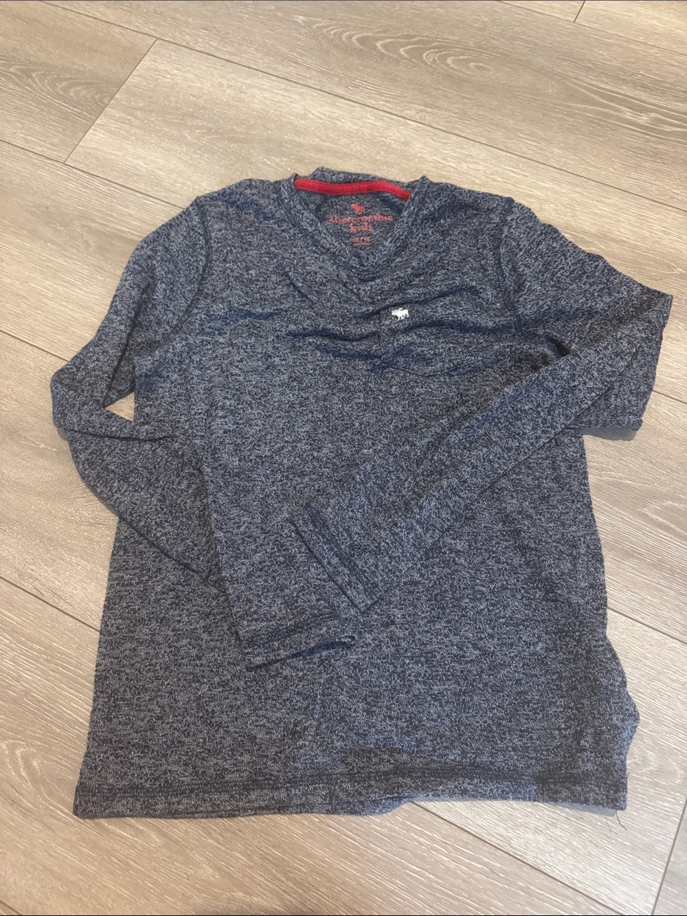 abercrombie kids Navy Heather V-Neck Sweater